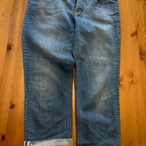 Tommy Hilfiger 3/4 Boyfriend Jeans Size 8 - Picture 2 of 5